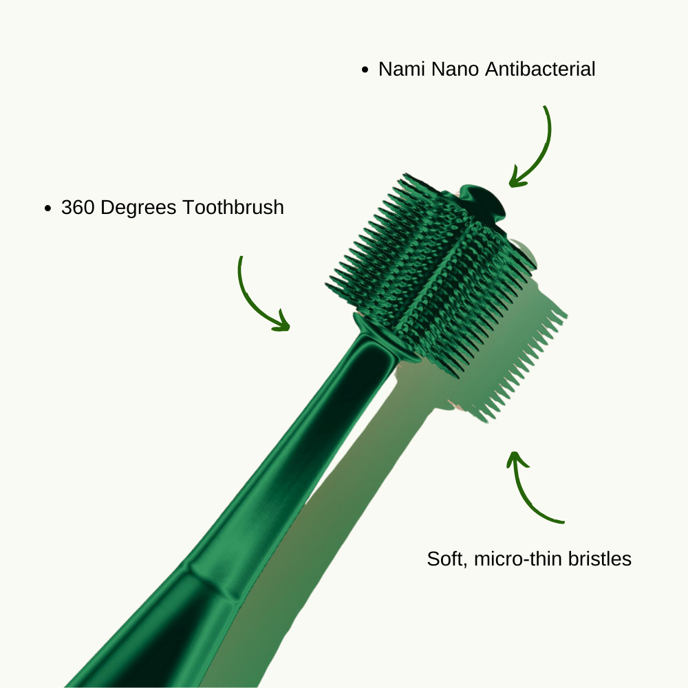Boots and Tail - 360 Degrees Antibacterial Nami Soft Toothbrush