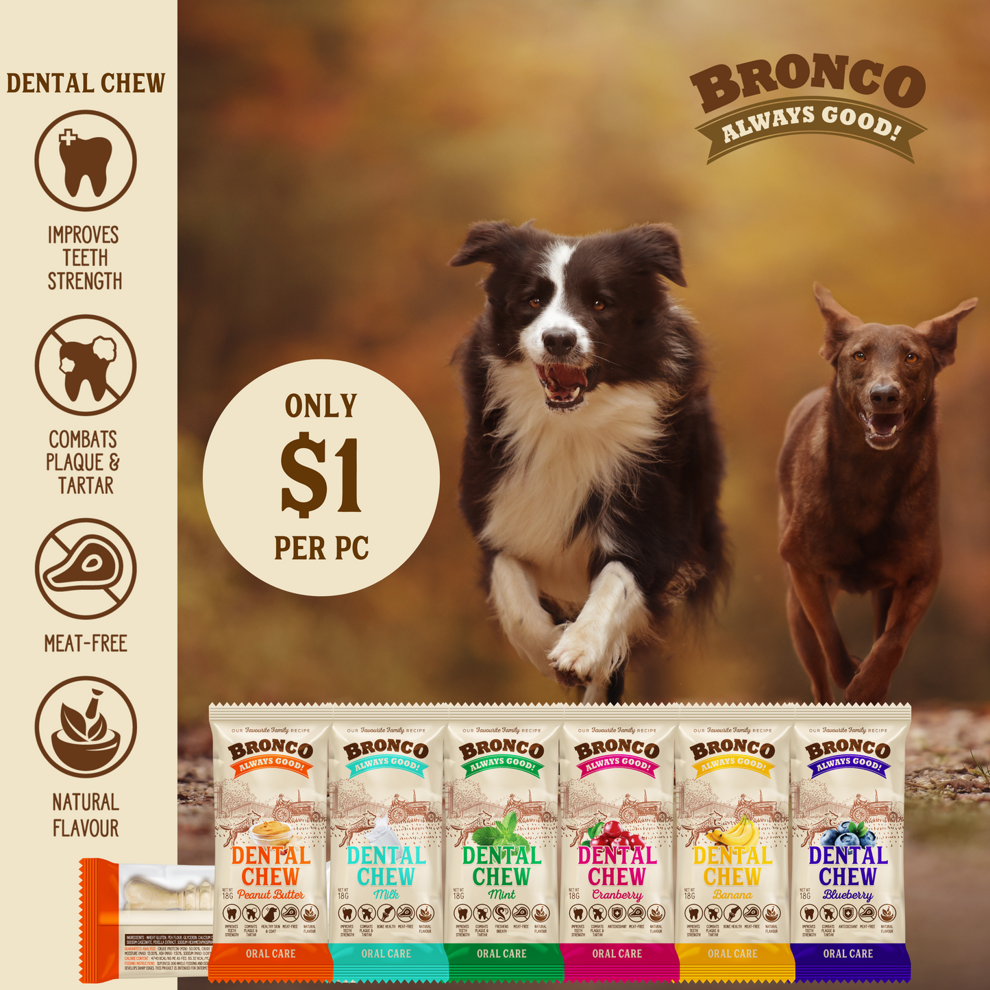 Bronco Dental Chew