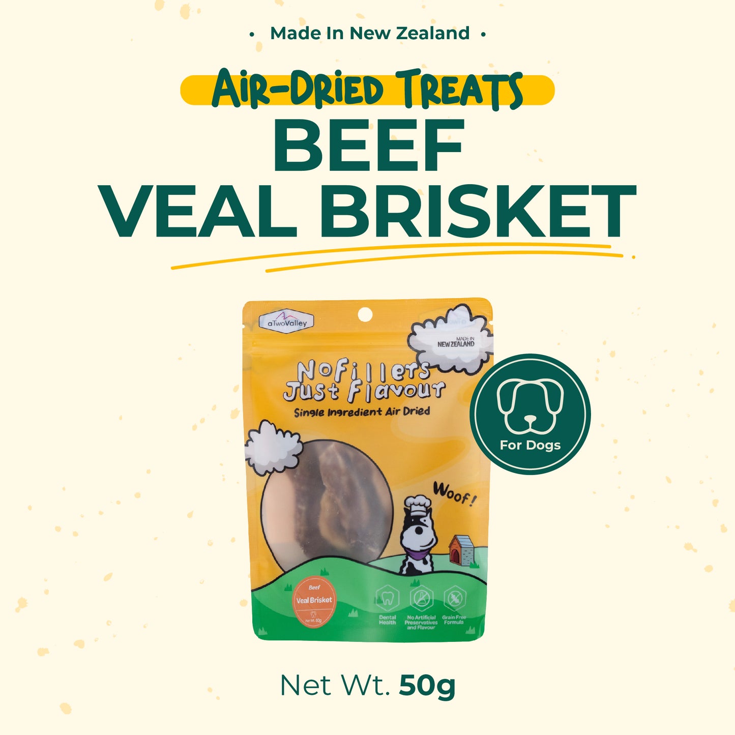 aTwoValley Air-Dried Dog Treat