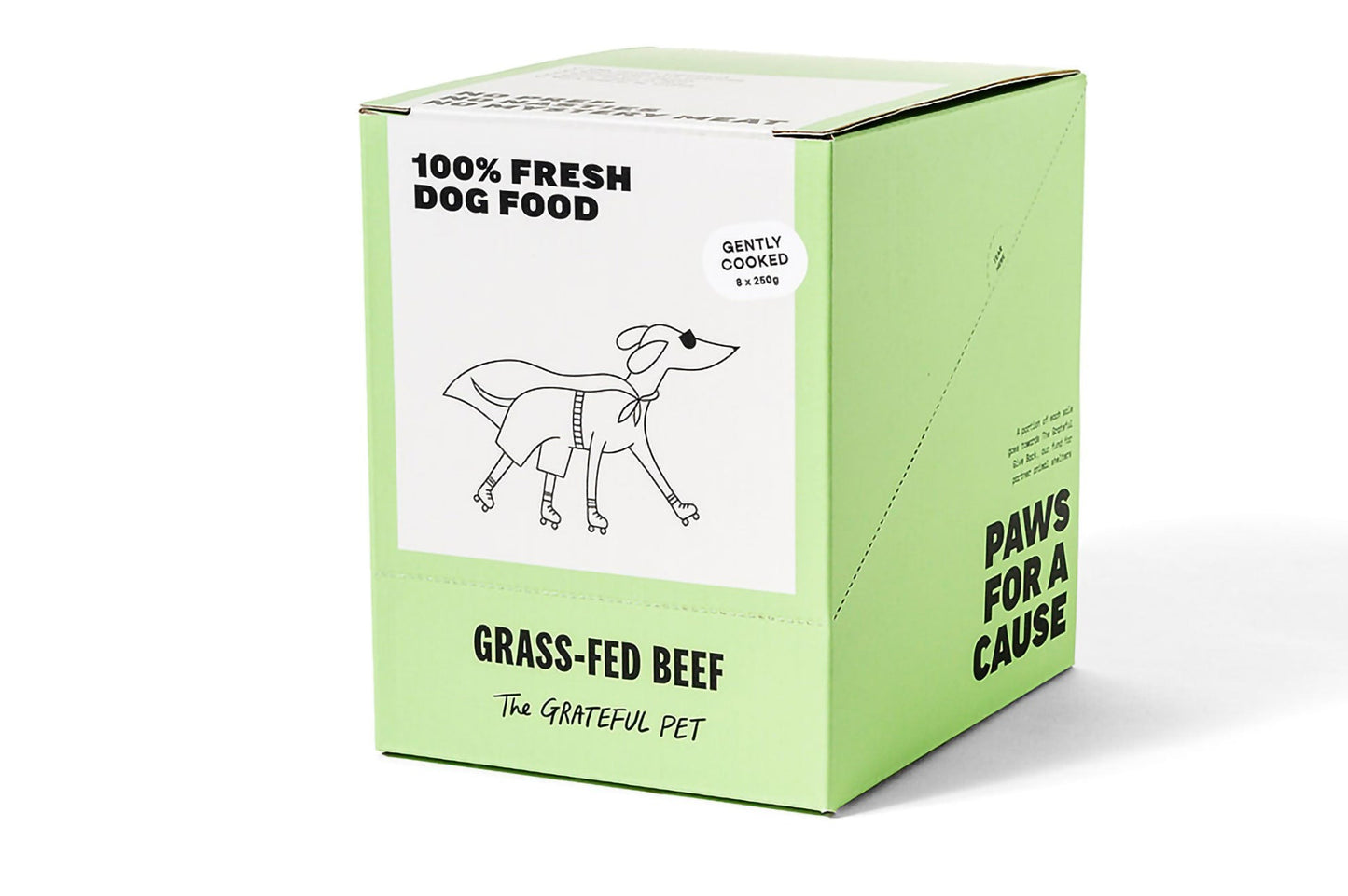 The Grateful Pet - Cooked Cage-Free Beef Dog Food