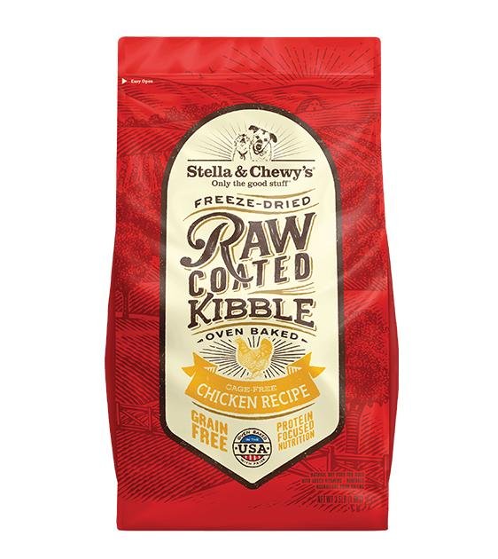 Stella & Chewy's Freeze-Dried Raw Coated Kibble Chicken Grain-Free Dry Dog Food