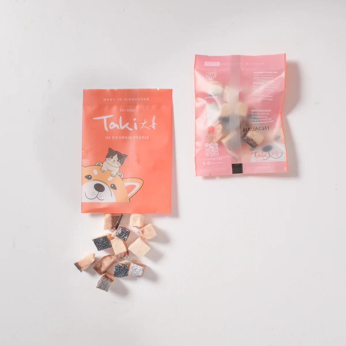 Taki Pets - Hamachi (Yellowtail fish) 10 pkt