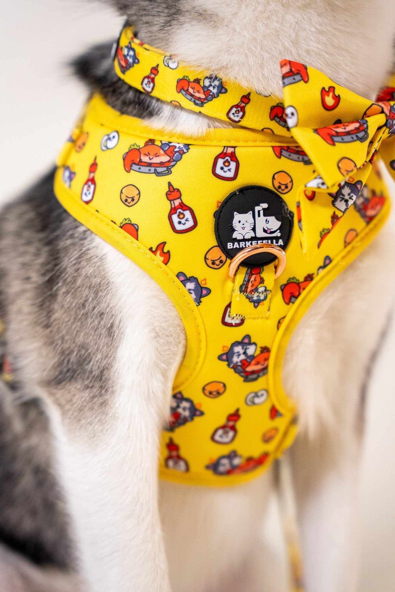 Adjustable Harness || Chilli Crab_Barkefella