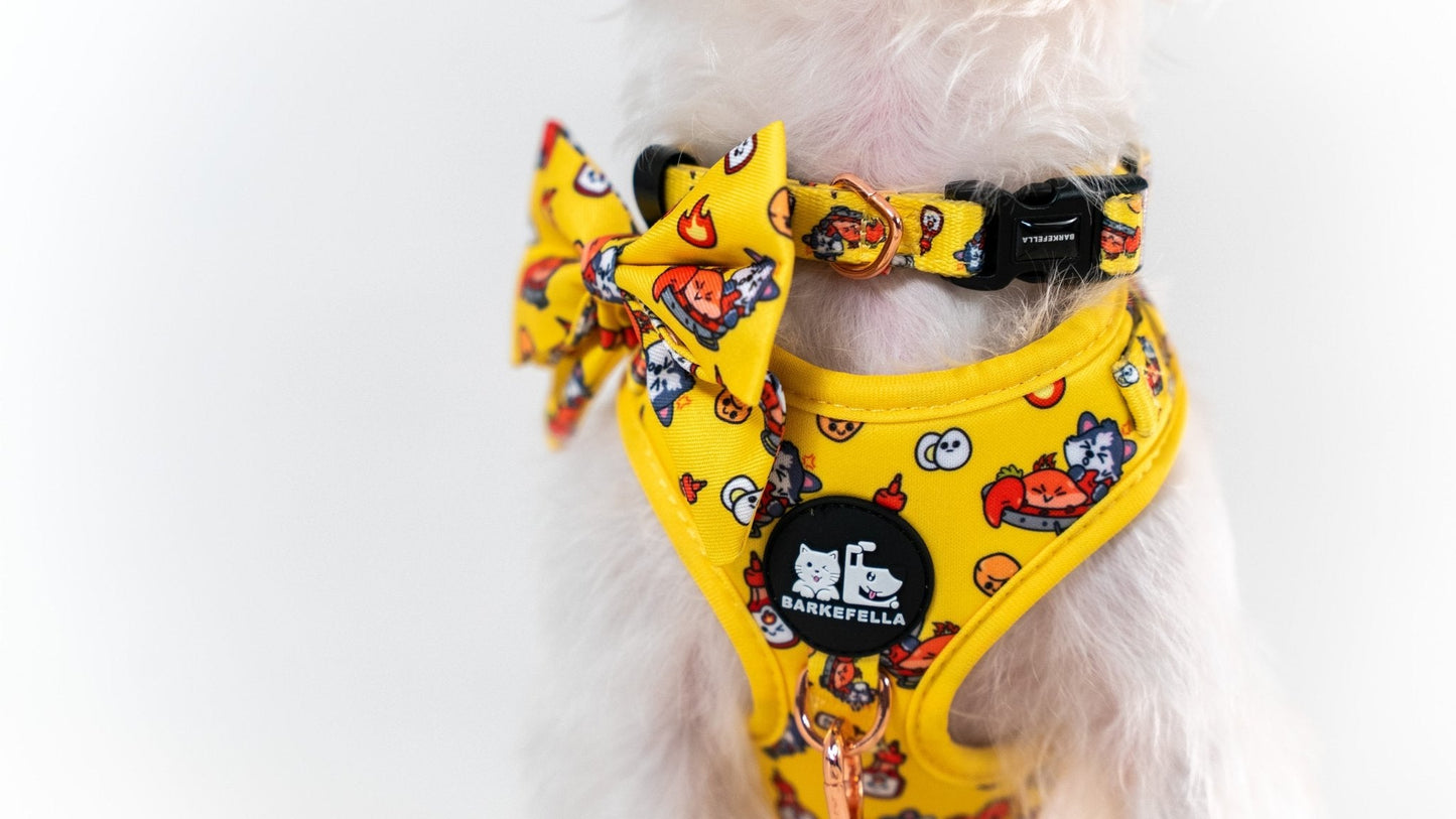 Adjustable Harness || Chilli Crab_Barkefella