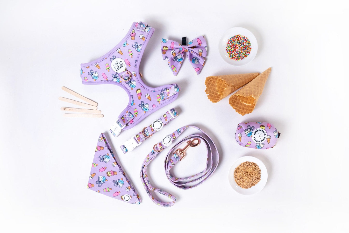 Adjustable Harness || Ice Cream_Barkefella