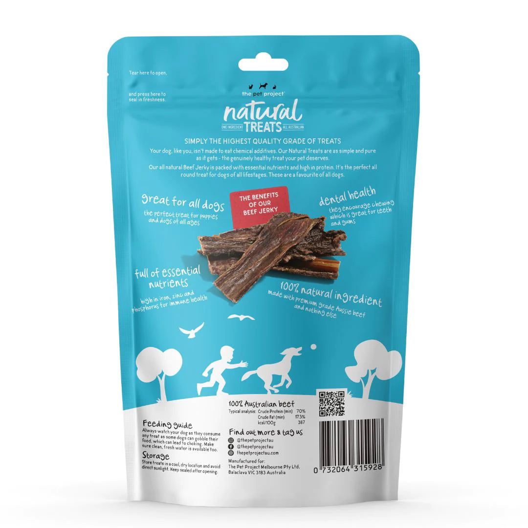 The Pet Project Beef Jerky 100g