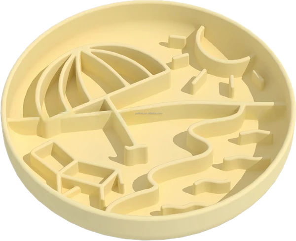 Barkada Beach Slow Feeder Yellow