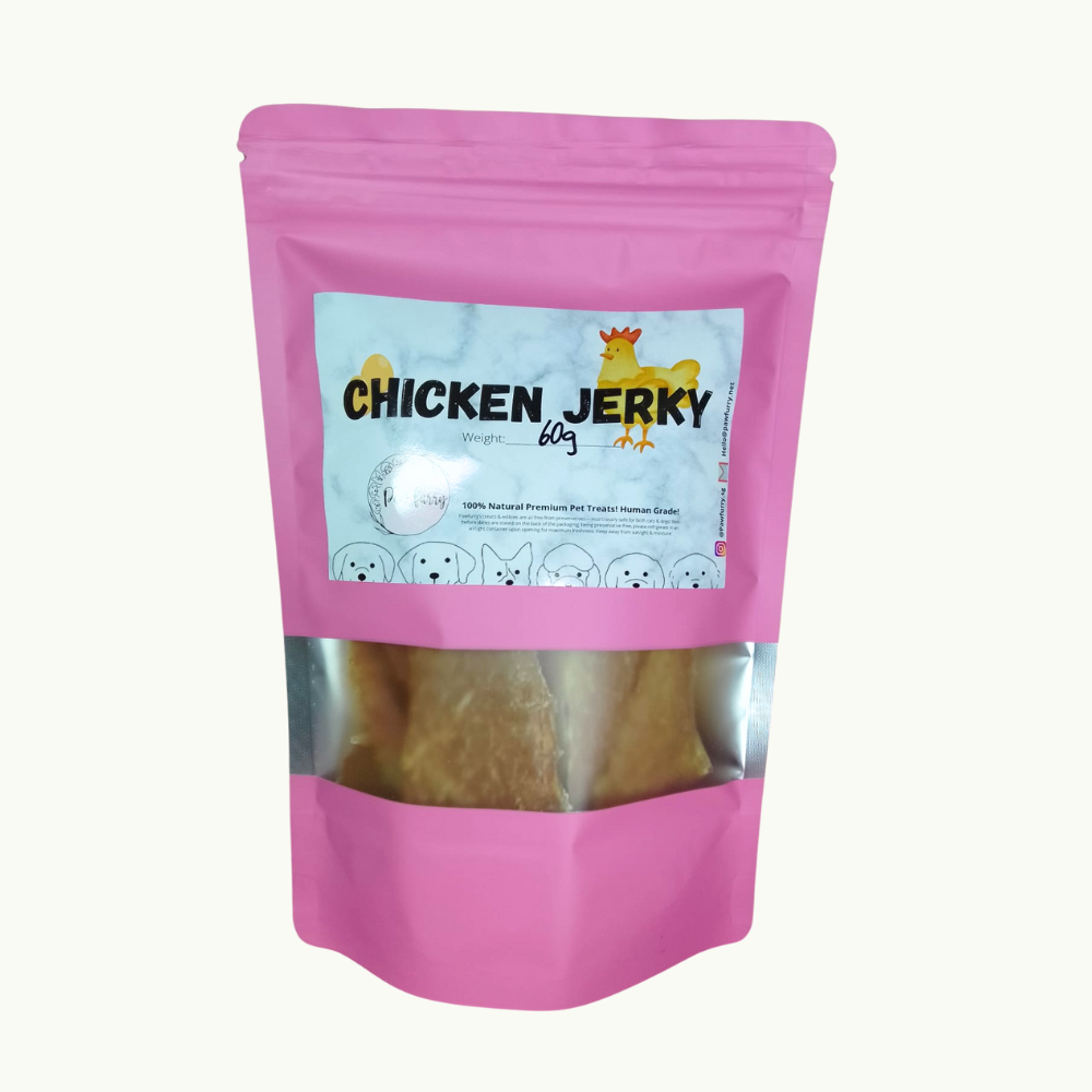 Pawfurry Chicken Jerky - 60g