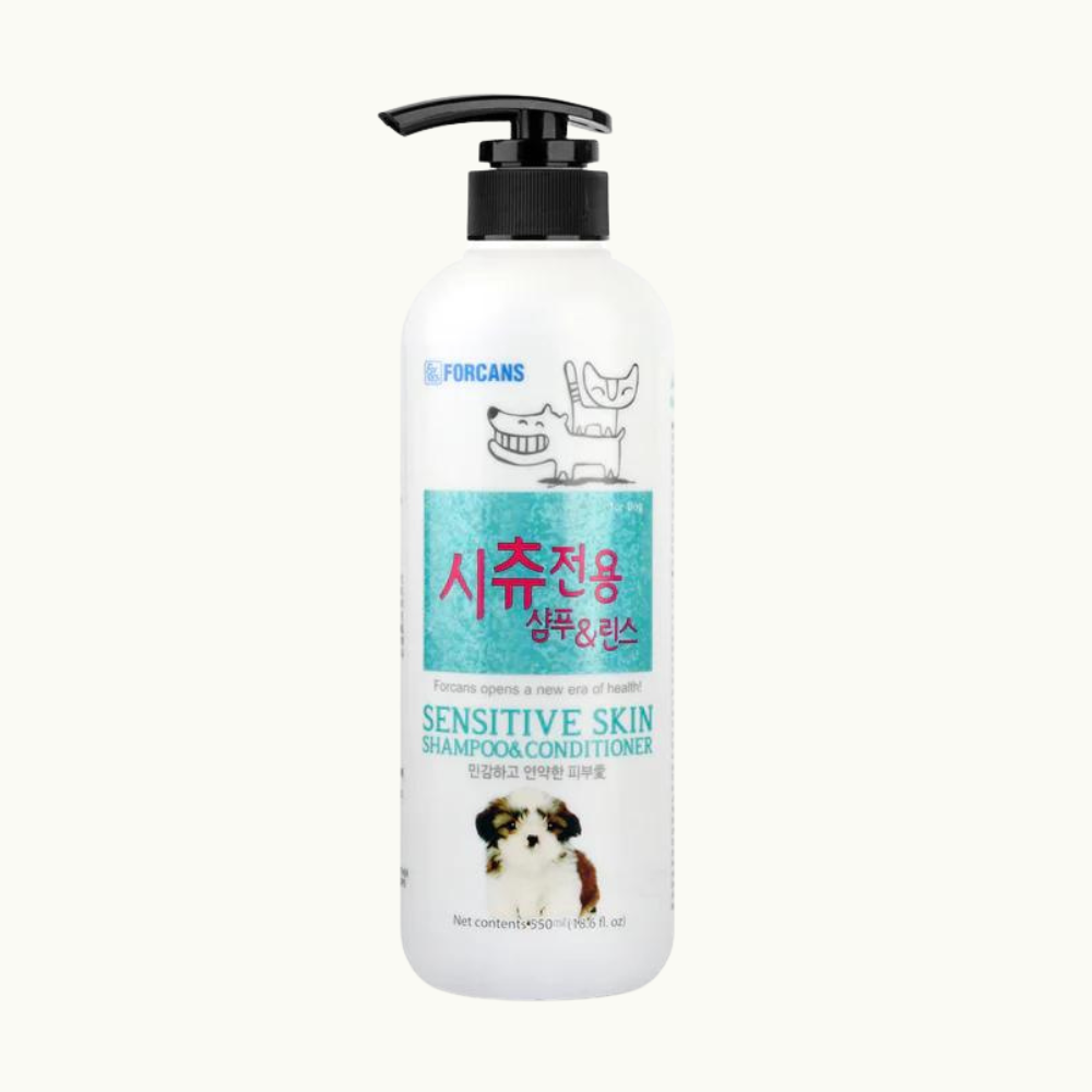 Forcans - Sensitive Skin Shampoo & Conditioner For Dogs 550ml