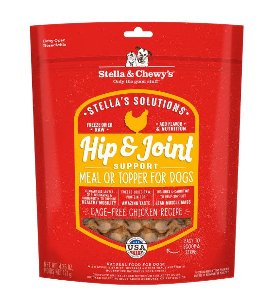 Stella & Chewy's Stella's Solutions (Hip & Joint Boost) Cage-Free Chicken Freeze-Dried Raw Dog Food