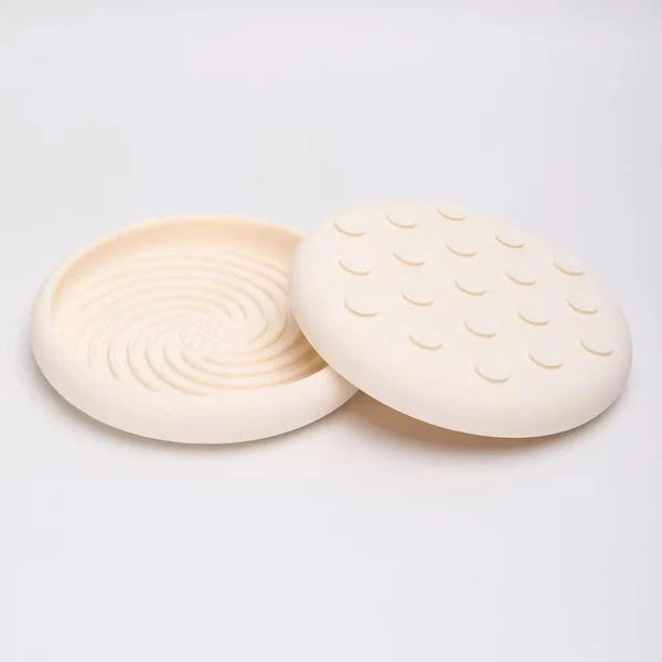 Barkada Twirl Slow Feeder Lick Mat Cream