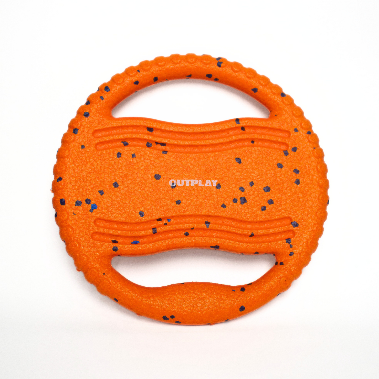 UltraFlex Double Ring Dog Toy (Orange)