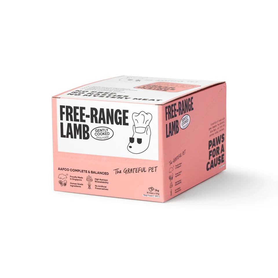 The Grateful Pet - Cooked Cage-Free Lamb Dog Food