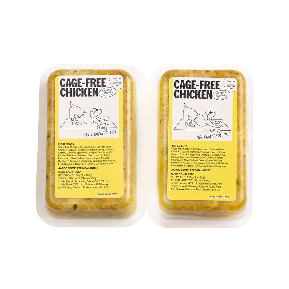 The Grateful Pet - Cooked Cage-Free Chicken Dog Food