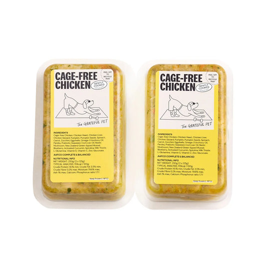 The Grateful Pet - Cooked Cage-Free Chicken Dog Food
