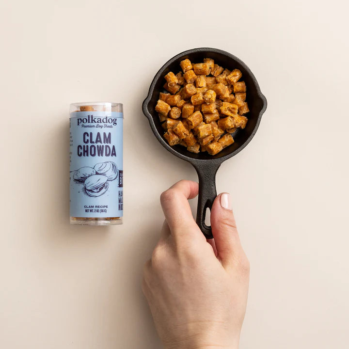 Polkadog Clam Chowda Mini Tube 2oz