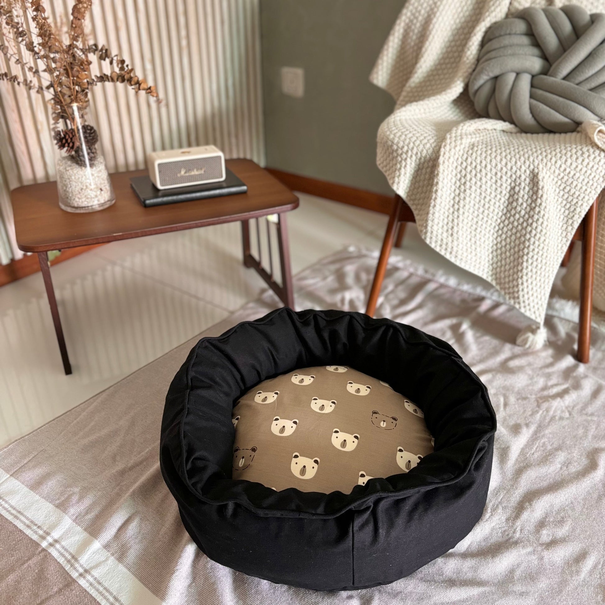Dreamcastle Bear Round Bed