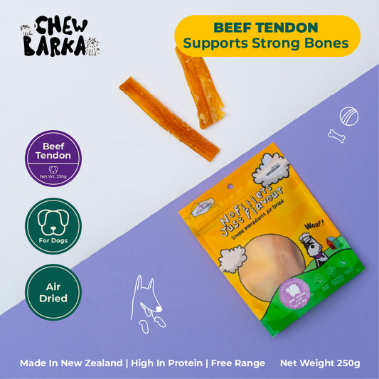 aTwoValley Air-Dried Beef Tendon Dog Treat