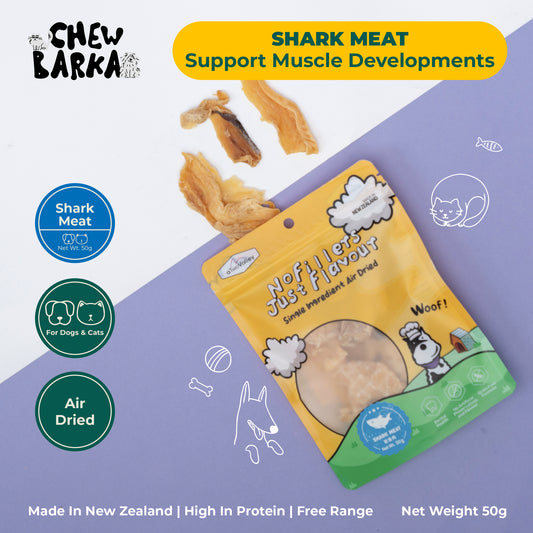 aTwoValley Air Dried Shark Meat Dog Treat