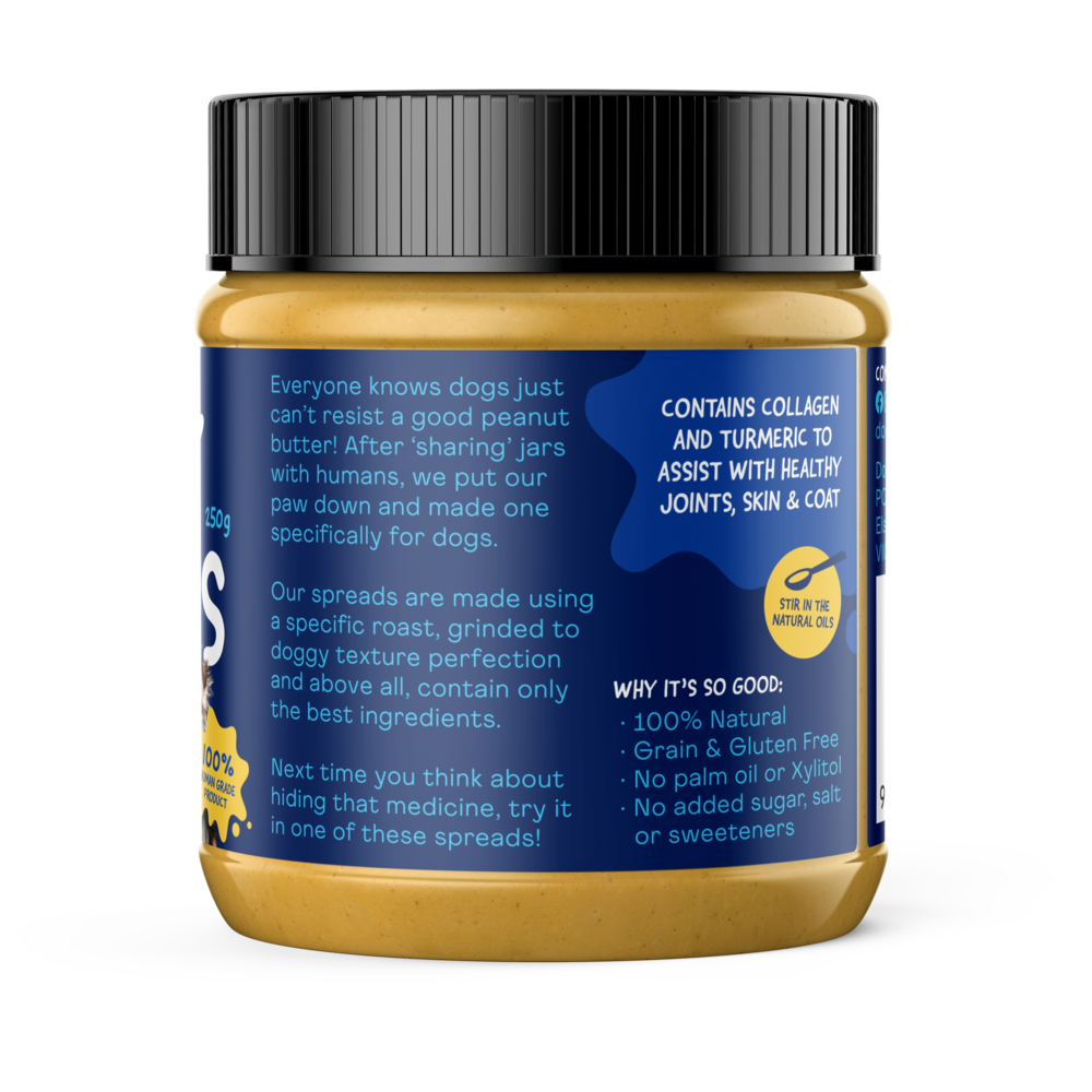 Doggylicious Hip Joint Coat Peanut Butter 250g