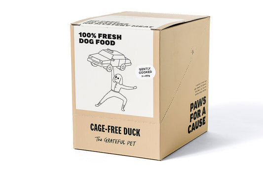 The Grateful Pet - Cooked Cage-Free Duck Dog Food