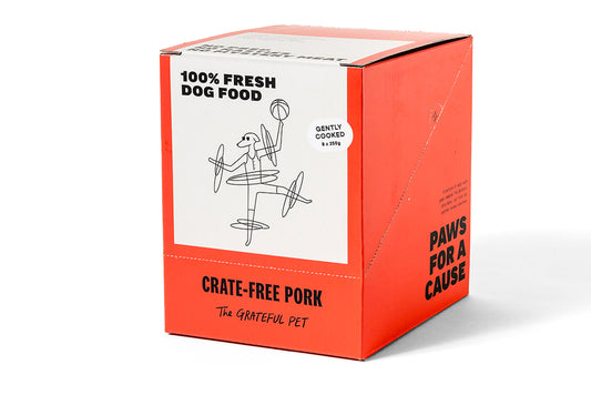 The Grateful Pet - Cooked Cage-Free Pork Dog Food