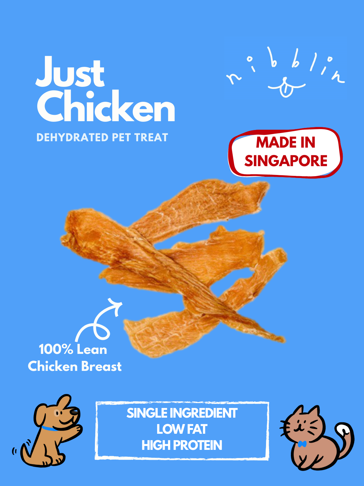 Get Nibblin Just Chicken Treats