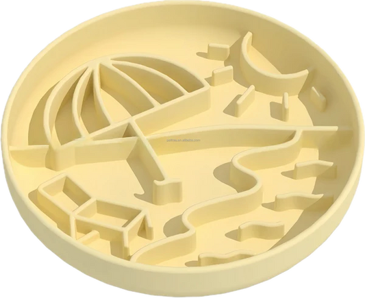 Barkada Beach Slow Feeder Yellow