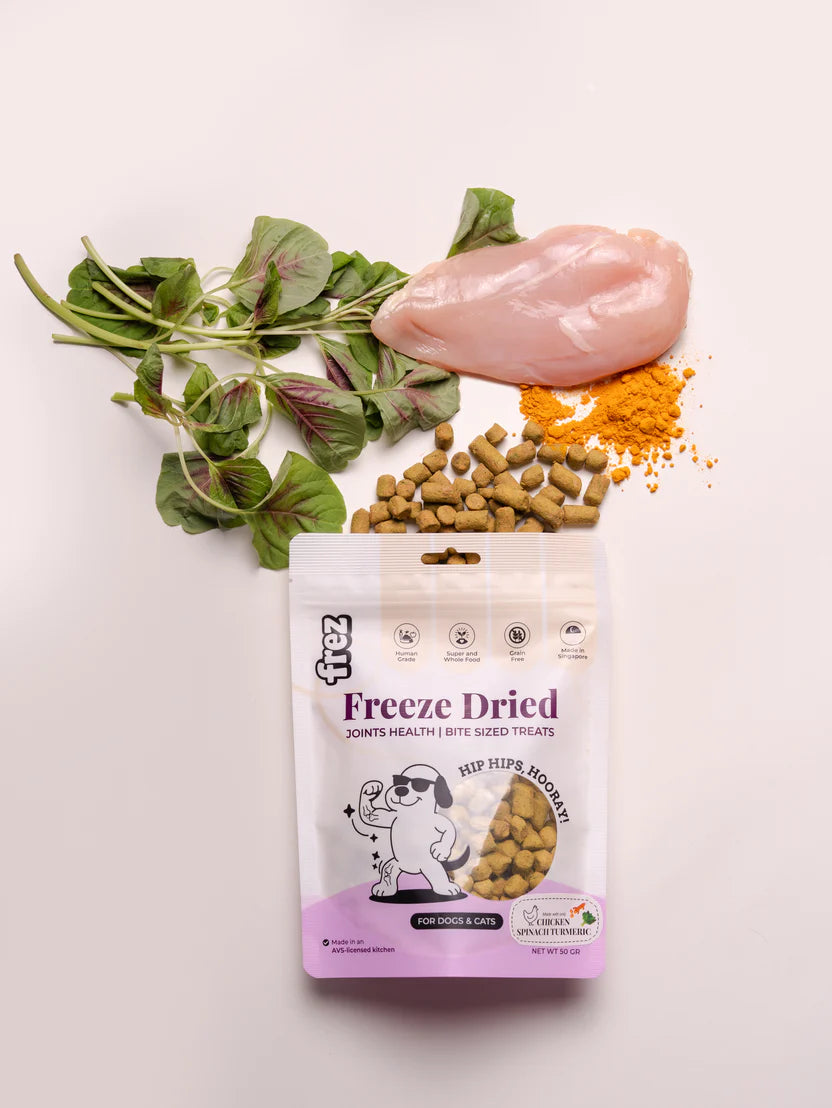 Frez Freeze Dried Chicken Spinache Turmeric