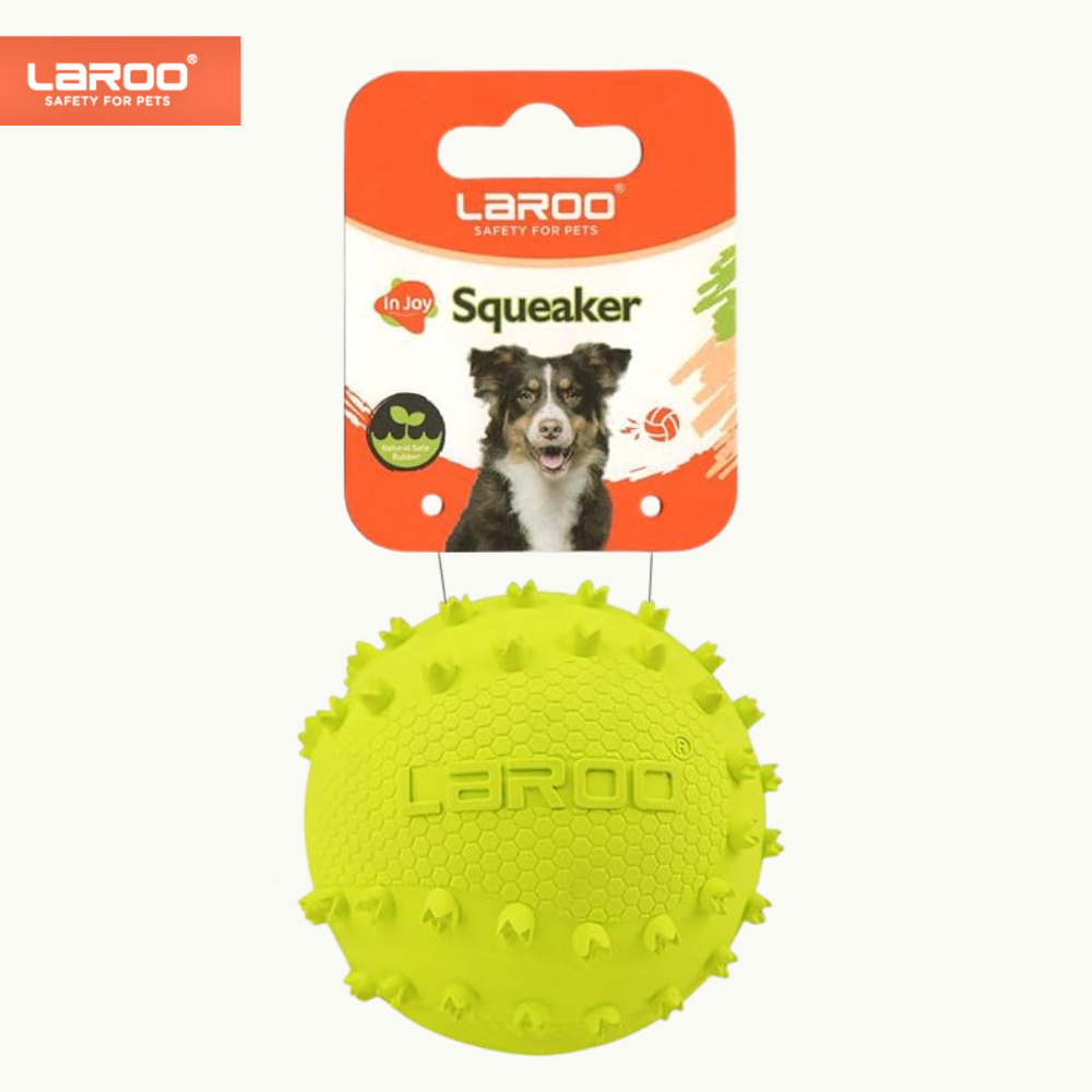 LaRoo - Squeaky Durable Dog Ball Toy