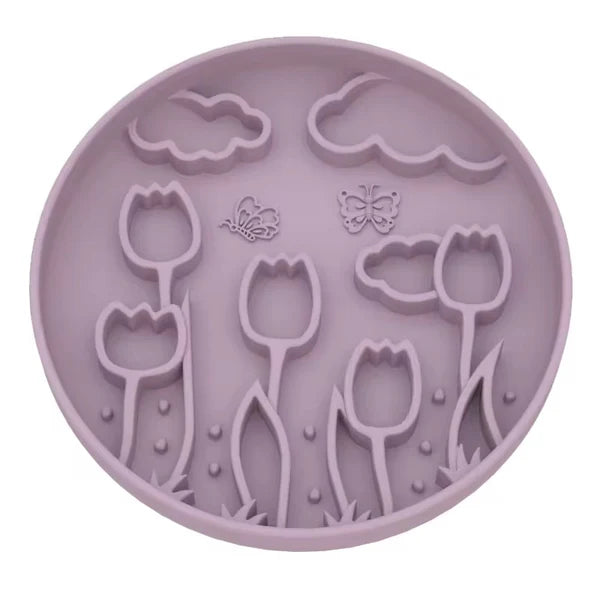 Barkada Tulip Flower Purple Slow Feeder