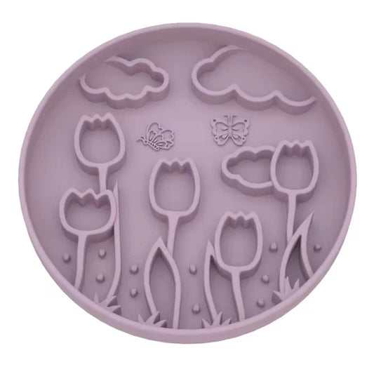 Barkada Tulip Flower Purple Slow Feeder